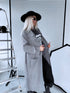 Knitted cardigan "NOBODY 7782" - GREY